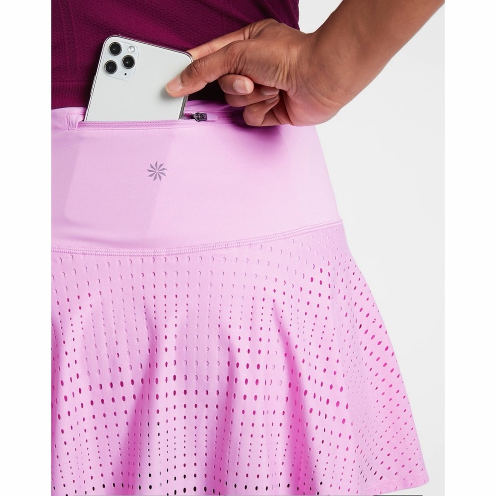 Athleta Pink “Opaque Lilac” A-Game 14” Skort NWT SZ 1X - Picture 5 of 16